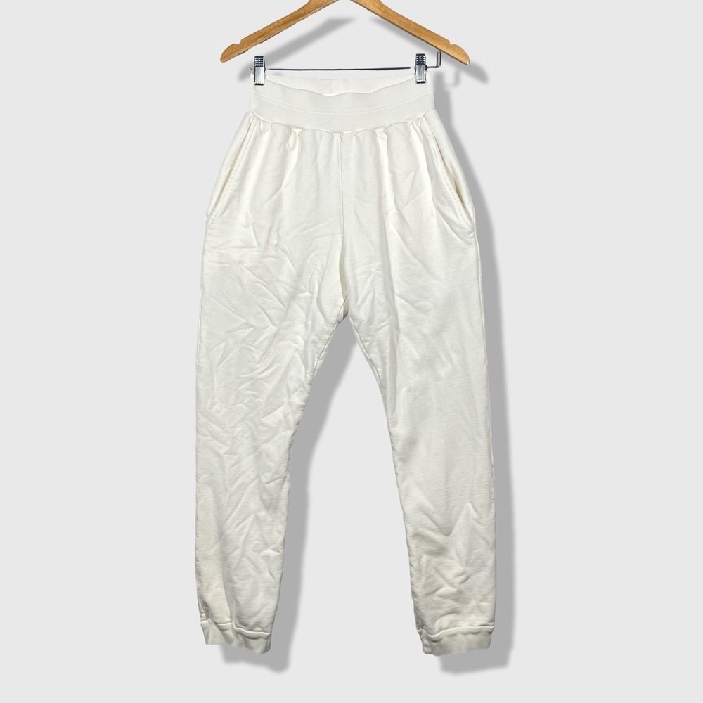 Olderbrother‎ Sweatpants Women XS White Minimalist Sustainable Loungewear